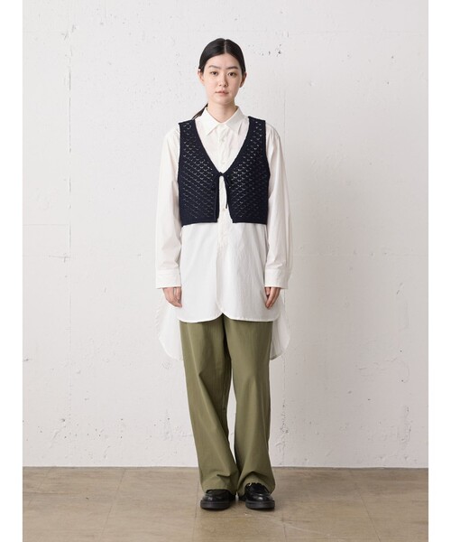 MidiUmi（ミディウミ） ベスト ジレ MidiUmi 2WAYショートニットベスト