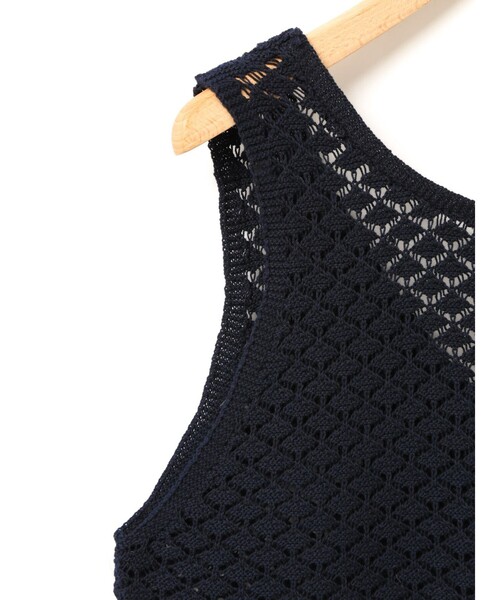 MidiUmi（ミディウミ） ベスト ジレ MidiUmi 2WAYショートニットベスト