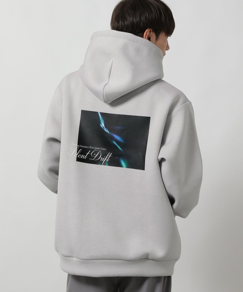 LAKOLE（ラコレ） パーカー バックプリントダンボールプルオーバー