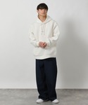 パーカー バックプリントダンボールプルオーバー...の詳細画像1