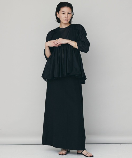 Curensology（カレンソロジー） ロングスカート 36 ベージュ