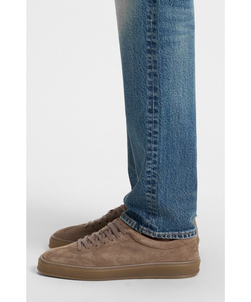 スニーカー BECKHAM x BOSS ロートップスニーカー スエード メンズの画像