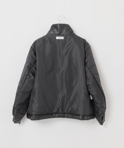 ブルゾン　ブラック セール】【SLICK/スリック】Synthetic Suede Zip Jacket