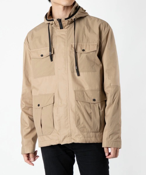 Herno フード付きジャンパー ベージュ HERNO(ヘルノ－)】 HOODED ZIPPER SHORT FUR|allureville OFFICIAL