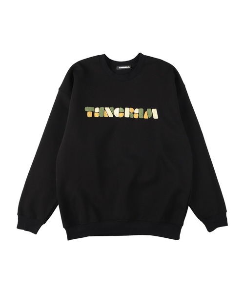 TANGRAM スウェット　ブラック　サイズL TANGRAM（タングラム） スウェットカットソー L ブラック メンズ
