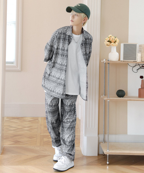 「neos」 セットアップ MEDIUM グレー系その他2 メンズ_画像2