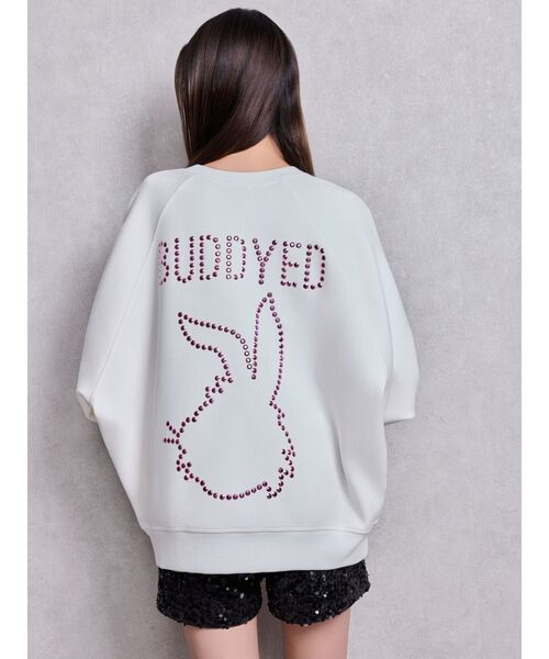 GYDA（ジェイダ） トレーナー スウェット BUDDYED BUNNY STUDS BIGプル
