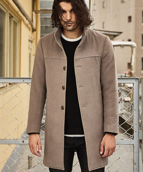 「RATTLE TRAP」 チェスターコート LL ブラック メンズ_画像5