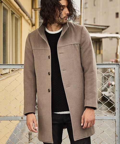 「RATTLE TRAP」 チェスターコート LL ブラック メンズ_画像6