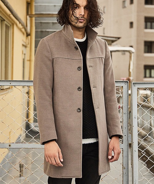 「RATTLE TRAP」 チェスターコート LL ブラック メンズ_画像7