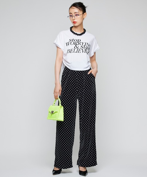 「Narcissus」 半袖Tシャツ FREE ホワイト レディース_画像3