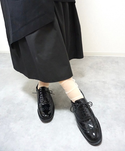 「APOM」 シューズ 39 ブラック レディース_画像9