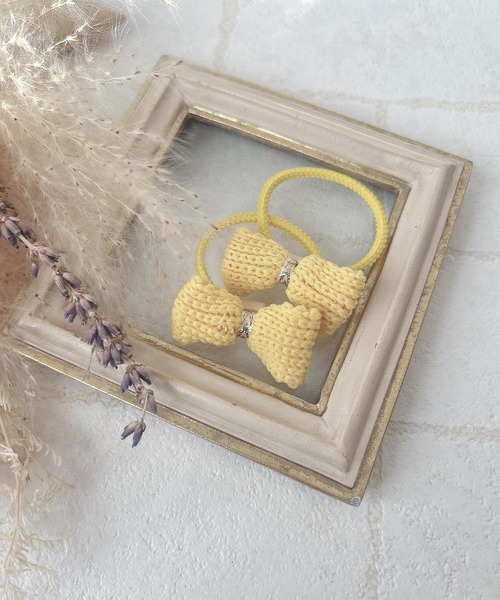 CERCA ヘアゴム lulunoix/ニットリボンヘアゴム N15459 : ZOZOTOWN