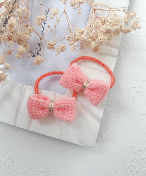 CERCA ヘアゴム lulunoix/ニットリボンヘアゴム N15459 : ZOZOTOWN