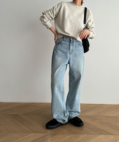 「CANAL JEAN」 「El mar」スウェットカットソー ONE SIZE オートミール レディース_画像3