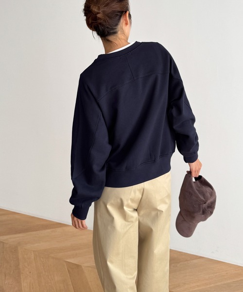 「CANAL JEAN」 「El mar」スウェットカットソー ONE SIZE オートミール レディース_画像8