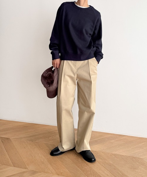 「CANAL JEAN」 「El mar」スウェットカットソー ONE SIZE オートミール レディース_画像9