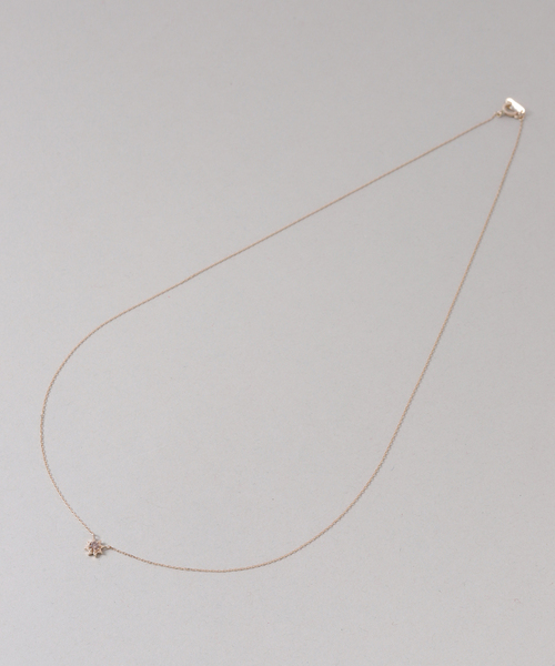 ネックレス 「WEB限定」ブラウンH＆Cダイヤオクタグラム45cmネックレス K10 レディースの画像