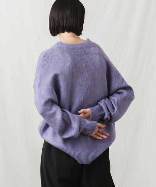 「Gready Brilliant」 長袖ニット FREE チャコールグレー レディース_画像2