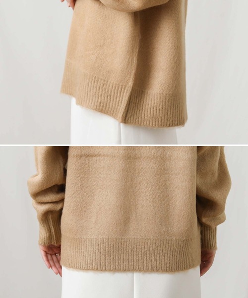 「Gready Brilliant」 長袖ニット FREE チャコールグレー レディース_画像7