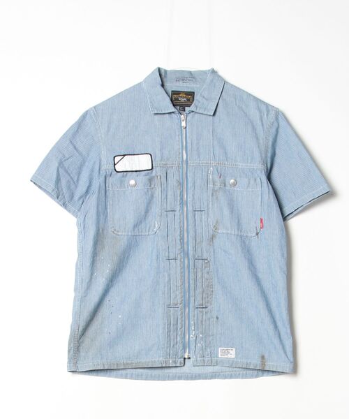 WTAPS 半袖シャツ WTAPS（ダブルタップス） 半袖シャツ S ブルー メンズ : ZOZOTOWN