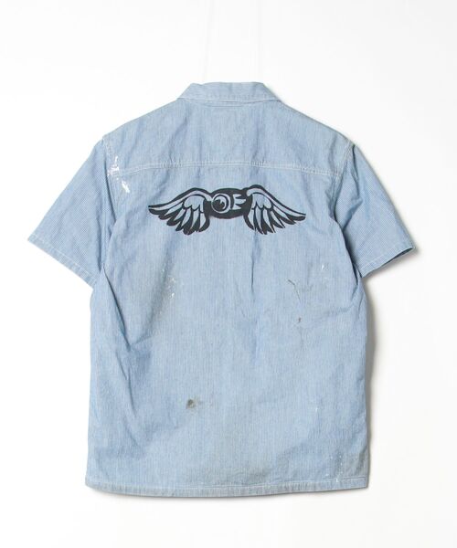 WTAPS シャツ　半袖　XL WTAPS（ダブルタップス） 半袖シャツ S ブルー メンズ : ZOZOTOWN