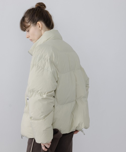 EKCOOKIES ダウンジャケット M クリーム レディース : ZOZOTOWN Yahoo