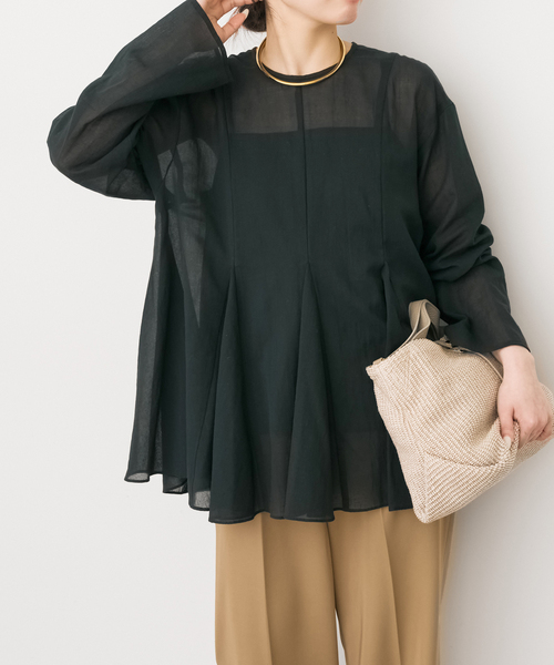 Spick and Span ティアードチュニック 白　スピックアンドスパン Spick & Span（スピックアンドスパン）の「≪WEB限定追加≫ティアード