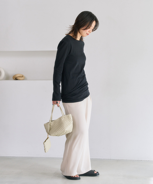 LE TALON（ル タロン） 厚底 サンダル レザーハイバンプクロッグ