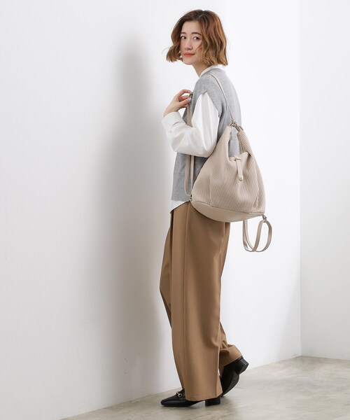 grove（グローブ） ショルダーバッグ バッグ 「3WAY」プリーツベルト