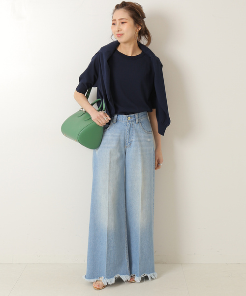 「Spick & Span」 半袖カットソー - ホワイト レディース_画像5