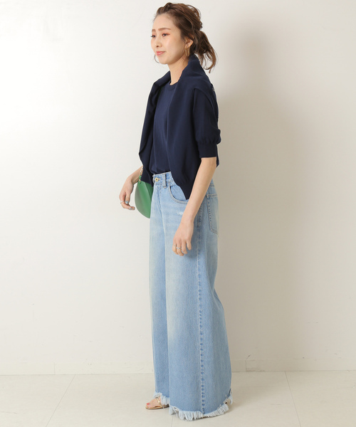 「Spick & Span」 半袖カットソー - ホワイト レディース_画像8