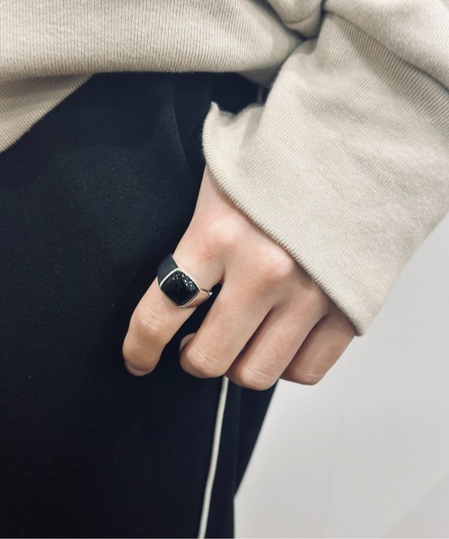 「blatto」 リング FREE ダークブルー メンズ_画像5