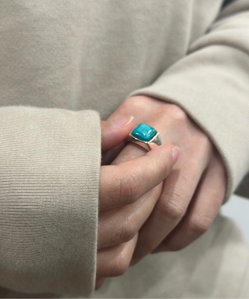 「blatto」 リング FREE ダークブルー メンズ_画像9