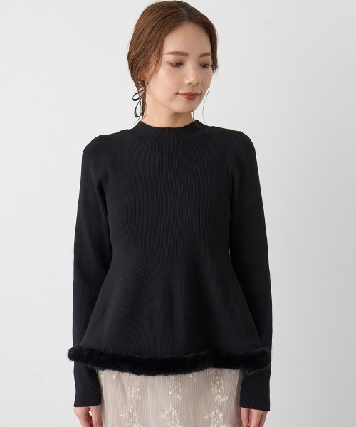「CELFORD」 長袖ニット 38 グレー レディースの画像