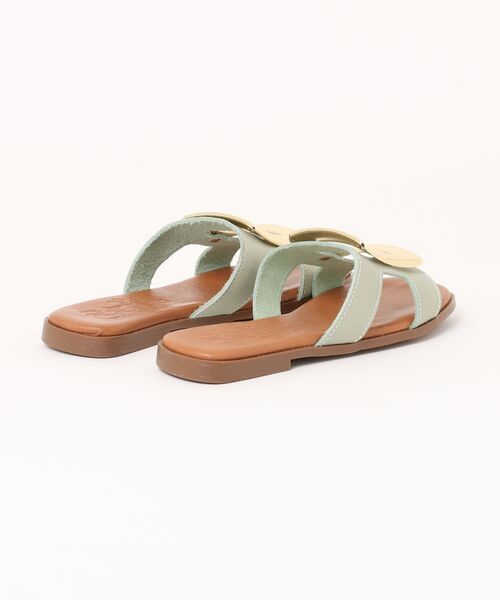 「INTER-CHAUSSURES」 フラットサンダル 36 ブラウン レディース_画像2