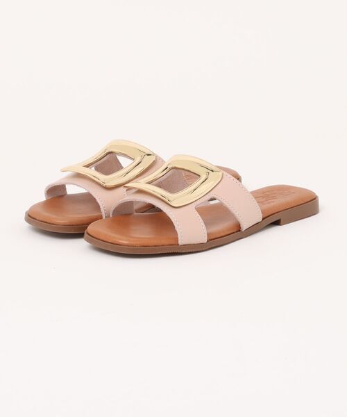 「INTER-CHAUSSURES」 フラットサンダル 36 ブラウン レディース_画像6