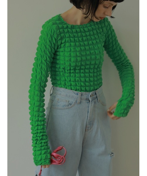 「AMAIL」 長袖カットソー FREE ブラック レディース_画像5