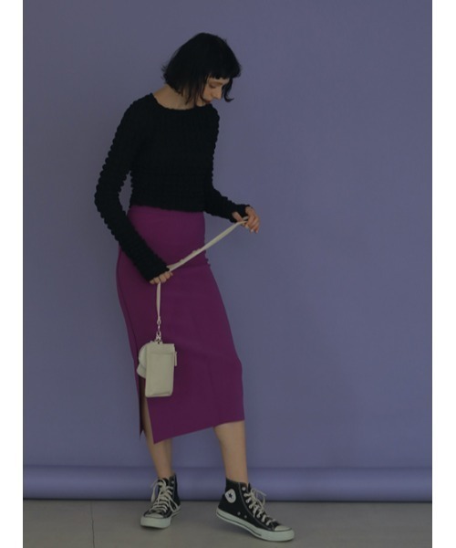 「AMAIL」 長袖カットソー FREE ブラック レディース_画像7