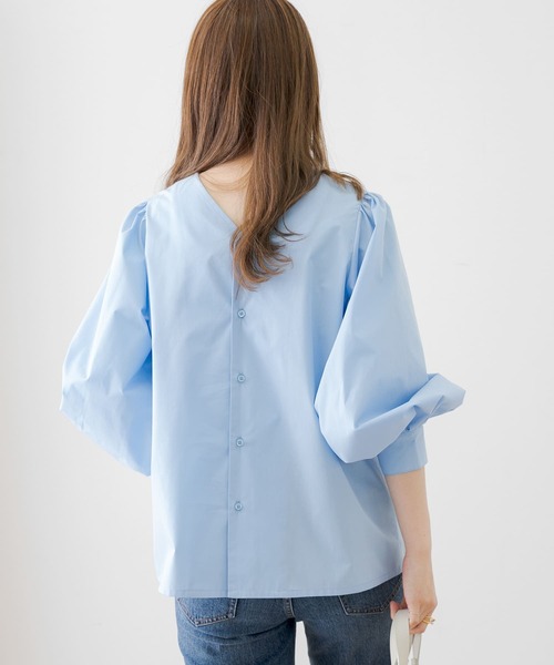 「URBAN RESEARCH Sonny Label」 長袖ブラウス FREE ブラック レディース_画像2