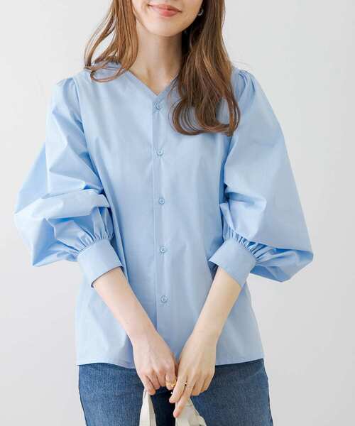 「URBAN RESEARCH Sonny Label」 長袖ブラウス FREE ブラック レディース_画像6