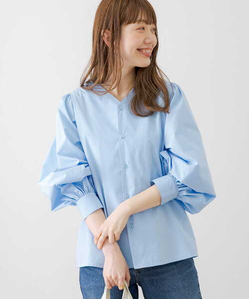 「URBAN RESEARCH Sonny Label」 長袖ブラウス FREE ブラック レディース_画像7