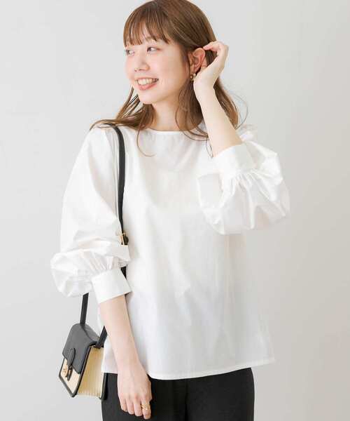 「URBAN RESEARCH Sonny Label」 長袖ブラウス FREE ブラック レディース_画像8