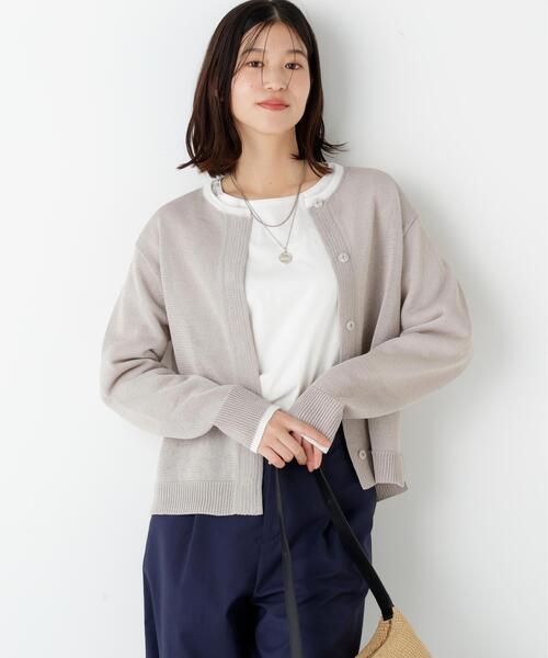 human woman（ヒューマンウーマン） カーディガン 「ウォッシャブル