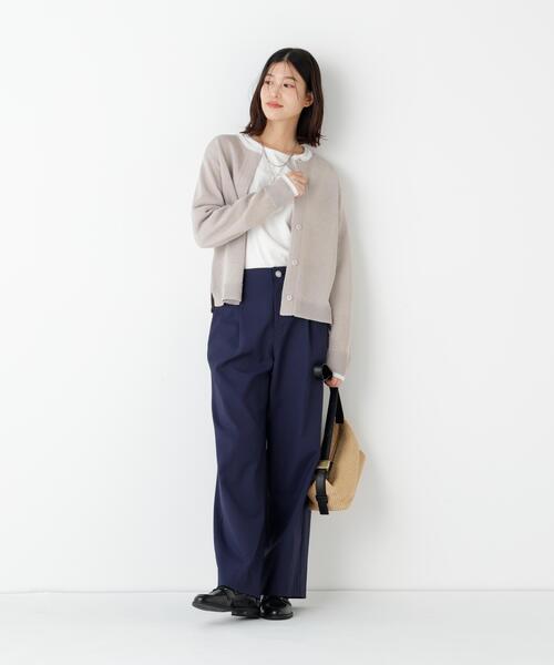 human woman（ヒューマンウーマン） カーディガン 「ウォッシャブル
