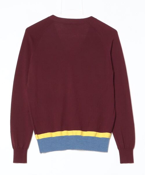 「BACCA」 ニットカーディガン 1 ブラウン レディース_画像2