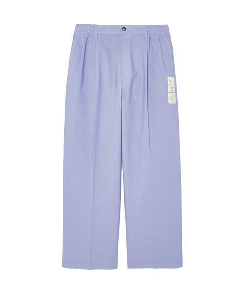 ワイドパンツ スラックス EASY TROUSERS メンズ レディースの画像