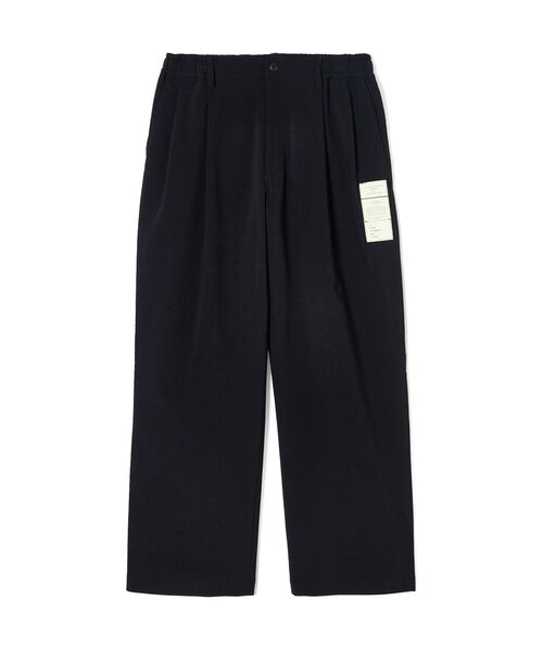 ワイドパンツ スラックス EASY TROUSERS メンズ レディースの画像