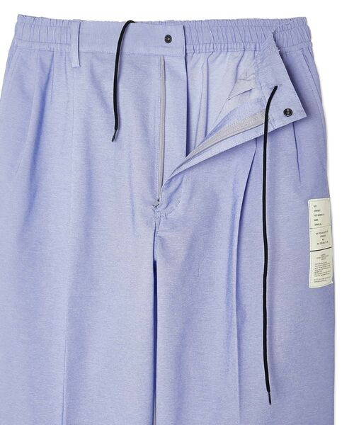 ワイドパンツ スラックス EASY TROUSERS メンズ レディースの画像
