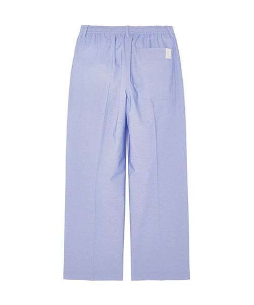 ワイドパンツ スラックス EASY TROUSERS メンズ レディースの画像